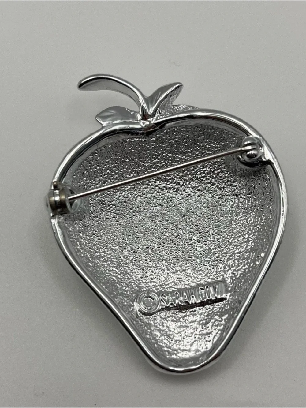 1968 Sarah Coventry Strawberry Brooch